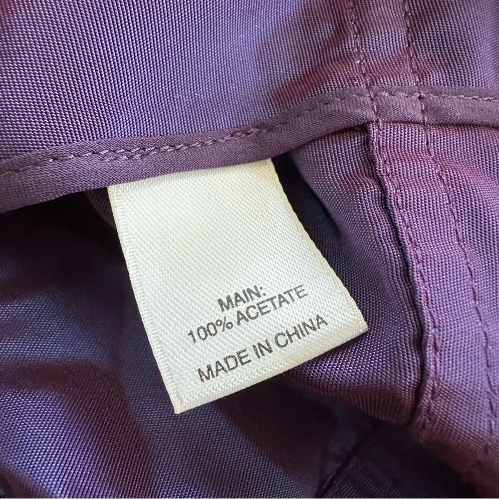 St. John Iridescent Purple Swing Jacket - Picture 8 of 8